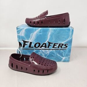 Floafers Loafers Boys Sz 11 Burgundy Rubber Water Shoes Prodigy Driver slip-on